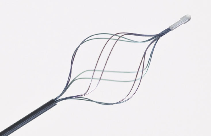 a close-up of a wire